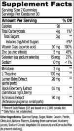 OLLY Immunity Sleep Gummy, Immune and Sleep Support, 3mg Melatonin, Echinacea, Zinc, Vitamin C, Chewable Supplement, Berry - 60 Count - Image 10