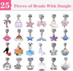 VICTLOV Charm Bracelet Making Kit, DIY Craft for Girls, Unicorn/Mermaid Crafts Gifts Set for Arts and Crafts for Girls Teens Ages 5-12 - Image 4