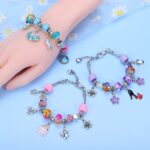 VICTLOV Charm Bracelet Making Kit, DIY Craft for Girls, Unicorn/Mermaid Crafts Gifts Set for Arts and Crafts for Girls Teens Ages 5-12 - Image 6