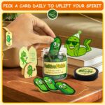 60 Positive Pickle Affirmation Cards Jar - Pickle Gifts For Women, Teen Girls Gift for Birthday, Christmas, Easter, Trendy Gifts For Teenage Girls, Daughter, Sister, Friend, Adult - Image 5
