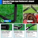 Kids Soccer Goals for Backyard Set - 2 Pack of Portable Pop Up Soccer Nets with Ball,Cones,Complete Training Equipment Kit for Toddler,Youth,Kids Age 3-14,Outdoor Sports Game - Image 5