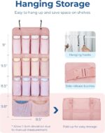 BAGSMART Hanging Compression Packing Cubes, 6 Set Large Suitcase Organizer Bags Set, Cruise Travel Essentials for Women - Image 3