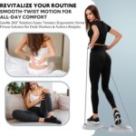 Waist Twisting Machine with Counter, Adjustable Waist Twister Board for Women Belly Fat, Twist Board for Exercise, Ab Twister Board Twist Exercise Machine - Image 3