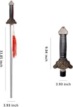 Simple polymer Telescopic Retractable Sword, Kung Fu Taichi Chinese Sword, Practice Performing Magic Sword, Halloween Role Play - Image 6