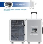 Stow-N-Go Portable Hanging Travel Shelves, Packing Organizer for Luggage. Carry on Closet for Clothes. Expandable Packing Cube. Travel Essentials. Dak Gray - XL - Image 4