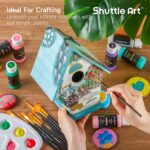 Shuttle Art Acrylic Paint, 50 Colors Acrylic Paint Set, 2oz/60ml Bottles, Rich Pigments, Water Proof, Premium for Artists, Beginners and Kids on Canvas Rocks Wood Ceramic Fabric - Image 7