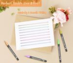 Caliart 24 Colors Outline Markers Shimmer Glitter Pens, Doodling Marker Set for Kids Teen Girls Adults, Birthday Gifts Trendy Stuff, Cool Fun Craft Drawing Art Supplies - Image 4