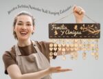 Perpetual Wall Calendar Wooden, Dates To Remember Wall Hanging Birthday Calendar- Decorative Birthday Tracker Plaque Wall Hanging Gift For Mom/dad/grandparents,FAMILIA Y AMIGAS-R6X - Image 3