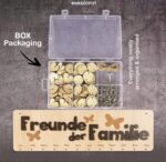 Wooden Birthday Calendars With Dates Diy Birthday Tracker Plaque Wall Hanging, Farmhouse Decor- Gift For Grandparents- Dates To Remember Calendar,freunde der families - Image 7