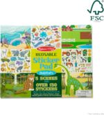Melissa & Doug Reusable Sticker Pad: Habitats - 150+ Reusable Stickers - FSC Certified - Image 4