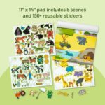 Melissa & Doug Reusable Sticker Pad: Habitats - 150+ Reusable Stickers - FSC Certified - Image 8