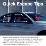 Car Safety Hammer for Lady, Red 3-in-1 Emergency Escape Tool with Window Breaker and Seat Belt Cutter, Safety Emergency Car Escape Tool Gift for Family - Image 9