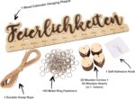 Perpetual Wall Calendar Wooden, Dates To Remember Wall Birthday Calendar- Decorative Birthday Tracker Plaque Wall Hanging Gift For Mom/dad/grandparents,ferierlicheiten,freunde der families - Image 4