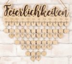 Perpetual Wall Calendar Wooden, Dates To Remember Wall Birthday Calendar- Decorative Birthday Tracker Plaque Wall Hanging Gift For Mom/dad/grandparents,ferierlicheiten,freunde der families - Image 7