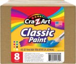 Cra-Z-Art Washable Classic Paint Bulk Pack 8ct, Assorted Colors 4oz each bottle, 32oz - Image 4