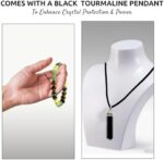 Money Wealth Success Bracelet w/Black Pendant for Women & Men — Pyrite Citrine Green Aventurine Tiger Eye Crystal — Healing Calm Gift Pulseras para Hombres Mujer Stocking Stuffer - Image 5