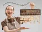 Wooden Birthday Calendars with Hanging Date DIY Birthday Tracker Plaque Wall Hanging, Farmhouse Decor- Gift for Grandparents- Dates to Remember Calendar,ferierlicheiten,Freunde der Families - Image 3