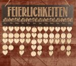 Wooden Birthday Calendars with Hanging Date DIY Birthday Tracker Plaque Wall Hanging, Farmhouse Decor- Gift for Grandparents- Dates to Remember Calendar,ferierlicheiten,Freunde der Families - Image 8