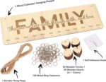 Perpetual Wall Calendar Wooden, Dates To Remember Wall Hanging Birthday Calendar- Decorative Birthday Tracker Plaque Wall Hanging Gift For Mom/dad/grandparents - Image 5