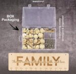 Perpetual Wall Calendar Wooden, Dates To Remember Wall Hanging Birthday Calendar- Decorative Birthday Tracker Plaque Wall Hanging Gift For Mom/dad/grandparents - Image 9