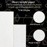 Sketch Book for Kids, 9" x 12" Kid Sketchbook, 100 Sheets (73lb/120gsm) Drawing Paper for Kids, Spiral Sketch Pad for Kid, Christmas Gifts for Grandkids. - Image 4