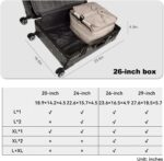 TABITORA Portable Hanging Travel Shelves Bag Packing Cube Organizer Suitcase Storage Large Capacity - Image 7