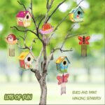 4 Pack DIY Bird House Wind Chime Kits for Children to Build and Paint, Wooden Arts and Crafts for Kids Girls Boys Toddlers Ages 8-12 4-6 6-8 - Image 7
