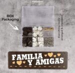 Wooden Birthday Calendars With Hanging Dates Diy Birthday Tracker Plaque Wall Hanging, Farmhouse Decor- Gift For Grandparents- Dates To Remember Calendar,FAMILIA Y AMIGAS-JHX - Image 8