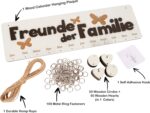 Perpetual Wall Calendar Wooden, Dates To Remember Wall Hanging Birthday Calendar- Decorative Birthday Tracker Plaque Wall Hanging Gift For Mom/dad/grandparents,freunde der families - Image 4