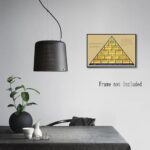 Pyramid of Success Horizontal Poster Motivational Quotes Canvas Wall Art Motivational Posters Print for Home Office Living Room Bedroom Study Room Decor 12x18 Inch Unframed - Image 4