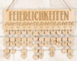 Wooden Birthday Calendars with Date DIY Birthday Tracker Plaque Wall Hanging, Farmhouse Decor- Gift for Grandparents- Dates to Remember Calendar,ferierlicheiten,Freunde der Families - Image 7