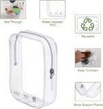 Packing Cubes Quart Size Travel Bag Tsa Approved Clear Toiletry Bag Small European International Must Haves Long Flight Airplane Essentials (2, Clear) - Image 5