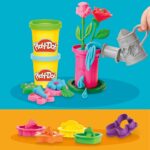 Play-Doh Flower Shop Playset, 27 Garden Toy Accessories, Kids Arts & Crafts, 3+ (Amazon Exclusive) - Image 4