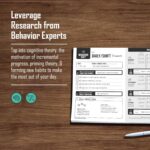 The Behavior Shift Daily Desktop Planner - 8.5 X 11 Inches undated Tear off Sheets - 13 week planning pad with checklist - Brain Dump Notepad for work, school & home organizer - Image 6