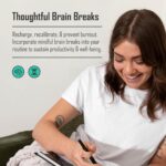 The Behavior Shift Daily Desktop Planner - 8.5 X 11 Inches undated Tear off Sheets - 13 week planning pad with checklist - Brain Dump Notepad for work, school & home organizer - Image 8