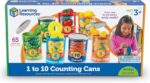 Learning Resources One to Ten Counting Cans - 65 Pieces, Ages 3+, Toddler Activities, Preschool Pretend Play, Supermarket Food Toys - Image 8