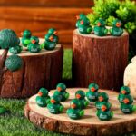 Realspring 50 Pcs Mental Health Awareness Duck Decor Mental Health Awareness Items Mini Resin Duck Figurine Miniature Animals Figurine Gifts for Family Coworkers Fundraiser(Green) - Image 7