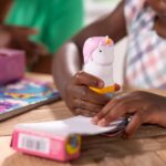 Melissa & Doug Sticker Wow!™ Unicorn Bundle: 24-Page Activity Book, Refillable Sticker Stamper, Mini Pad, 500 Stickers, Arts and Crafts for Kids Ages 3+ - Image 8