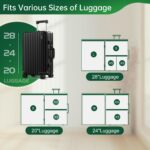 BRODI 10 Combo Pack Travel Vacuum Bags with Pump - Space Saver & Travel Essentials, Clothing & Luggage Vacuum Seal Bags - Image 4