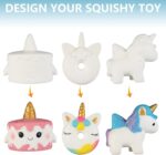 Jim&Gloria Paint Your Own Squishies, Jumbo Squishy Gifts for Girls and Boys 8 9 10 11 12 13 14, Arts and Crafts for Kids, Party Favors for Birthday, Christmas Gift for Kids, Pack of 3 - Image 4