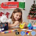 Jim&Gloria Paint Your Own Squishies, Jumbo Squishy Gifts for Girls and Boys 8 9 10 11 12 13 14, Arts and Crafts for Kids, Party Favors for Birthday, Christmas Gift for Kids, Pack of 3 - Image 7