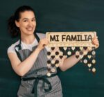 Wooden Birthday Calendars with Hanging Dates DIY Birthday Tracker Plaque Wall Hanging, Farmhouse Decor- Gift for Grandparents- Dates to Remember Calendar,MI FAMILIA-V6N - Image 4