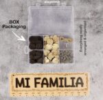 Wooden Birthday Calendars with Hanging Dates DIY Birthday Tracker Plaque Wall Hanging, Farmhouse Decor- Gift for Grandparents- Dates to Remember Calendar,MI FAMILIA-V6N - Image 9