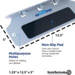 spAIRtray Travel Shelf - Airplane Travel Essentials Window Organizer, Air Travel Accessories for Long Flights, Portable Tray, Ideal Gifts for International Travelers, Airplane Window Tray - Image 3