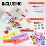 Positive Messages in a Bottle (60+ Positive Affirmations),Self Care Gifts for Women Men Stress Relief Get Well Soon,Self Care Kit Pre-Written Daily Messages for Relaxation,Inspiration - Image 3