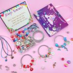 Charm Bracelet/Jewelry Making Kits for Kids Girls,Unicorn Birthday Gifts,Arts Crafts Toys for 5 6 7 8 9 12 Years Old Girls - Image 3