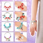 Charm Bracelet/Jewelry Making Kits for Kids Girls,Unicorn Birthday Gifts,Arts Crafts Toys for 5 6 7 8 9 12 Years Old Girls - Image 6