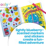 Ooly Yummy Yummy Coloring Kit Includes 10 Lightly Scented Markers, Over 100 Scented Stickers, and 30 Pages of Hidden Pattern Coloring Book, Perfect Airplane Travel Set and Creative Play - Image 6
