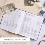 Bibi & Beau Legacy Story Journal – My Life in Writing | Guided Memory Book for Grandma, Grandpa, Mom, Dad | Thoughtful Keepsake Gift to Fill Out (Taupe) - Image 7