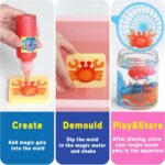 Magic Water Elf Toy Kit - Crafts Kit for Kids - Magic Gel Water Pets with Aquarium Bottle - Make Your Own Squishies Crafts Toys - Kids Christmas Birthday Gifts Party Favor for Girls Boys Ages 3+ - Image 3